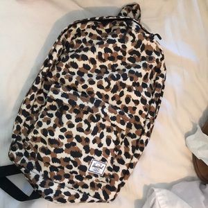 Herschel cheetah print backpack
